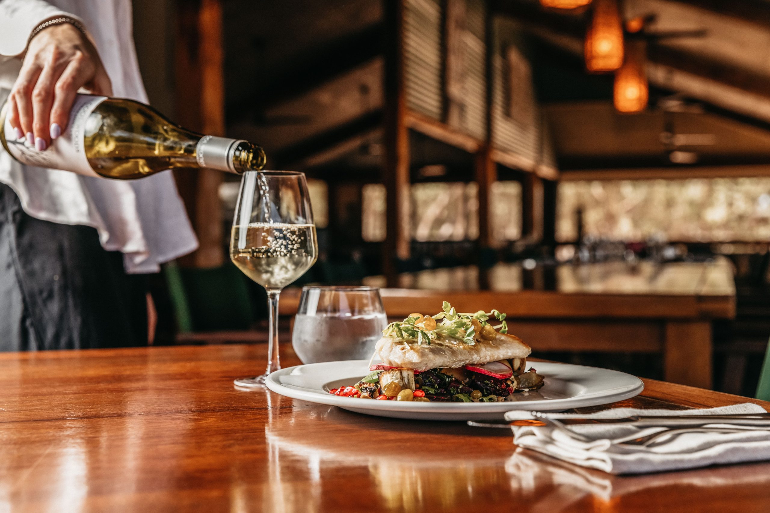 Bamurru plains curated dining experience gourmet food wine drinks experience